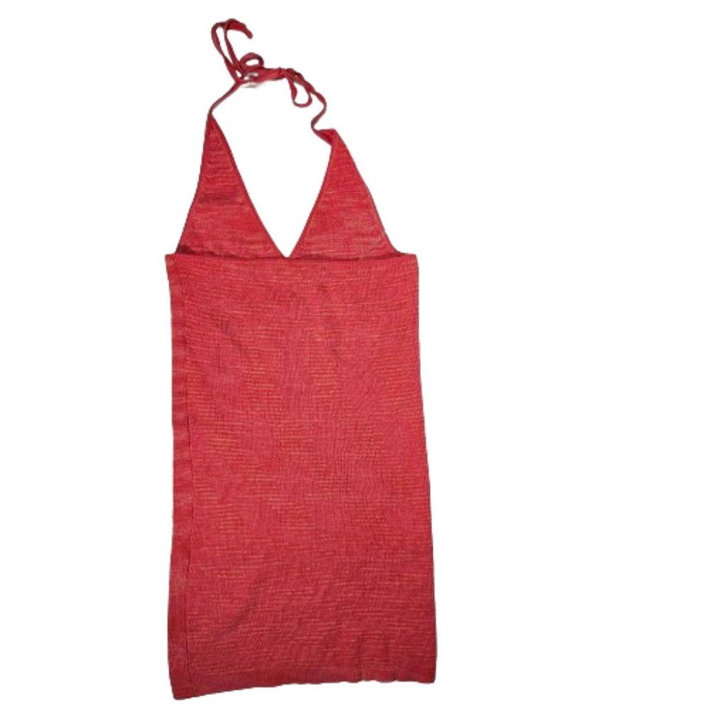 Wild Fable Sweater Halter Dress Pink Space Dye Women's Size XXL - Picture 2 of 6